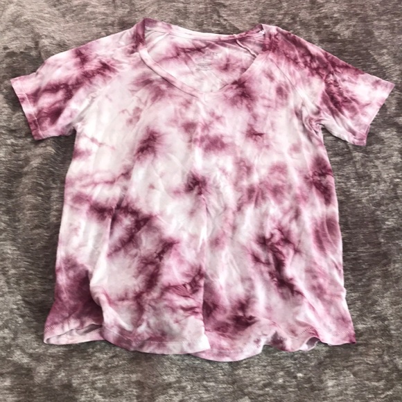 american eagle soft & sexy purple tie-dye tee - Picture 2 of 4